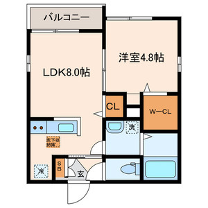 ラプレジオ小岩の間取り