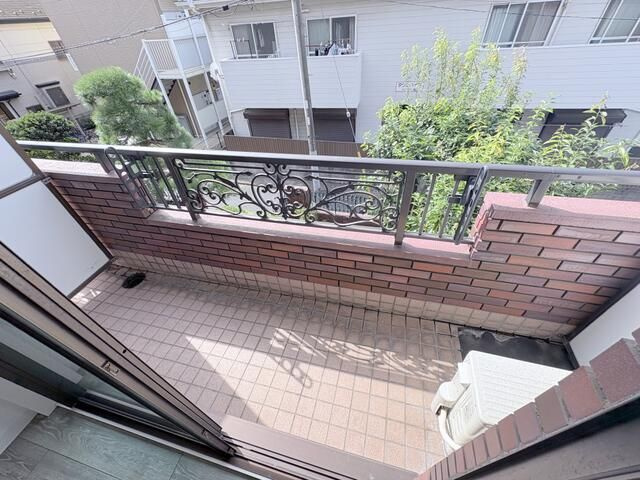 ロックグランデのバルコニー