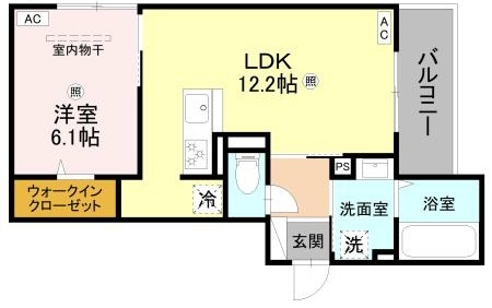 La Maison大手町Ⅰの間取り