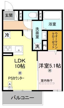 La Maison大手町Ⅰの間取り