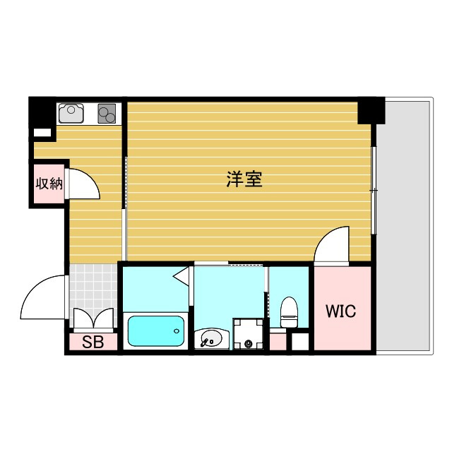 エステムヒルズ新大阪の間取り