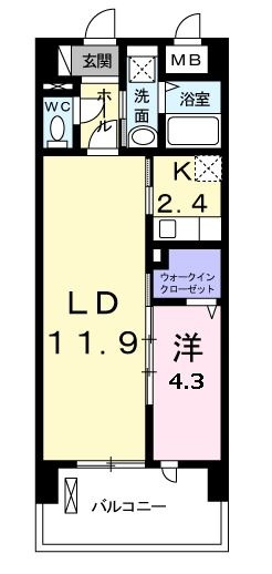 メゾン・ド・プリュネの間取り