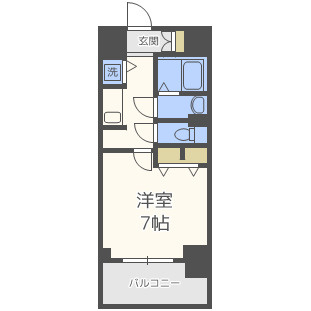 ジアコスモ江戸堀パークフロントの間取り