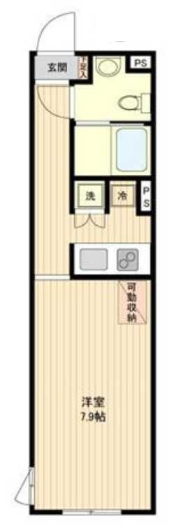 GC用賀　ペット相談　角部屋　二人入居可の間取り