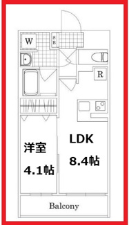 【間取り】 | アンベリール墨田Ⅲ