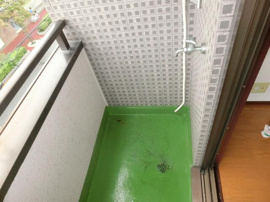 洗濯機置き場です