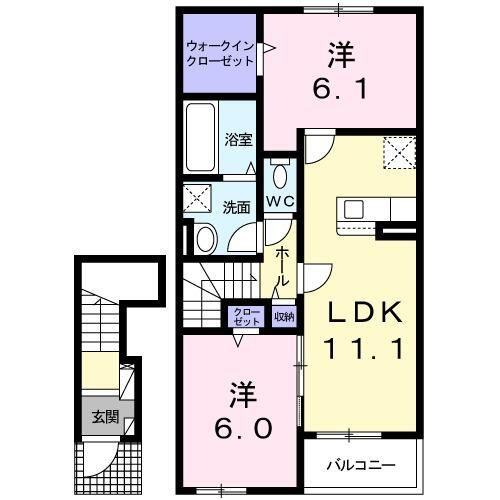 ユニヴェールの風の間取り