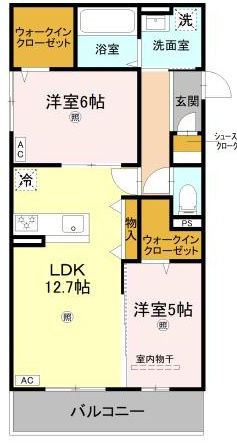 La Maison大手町Ⅰの間取り