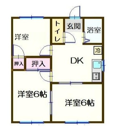 メロディーハイムの間取り