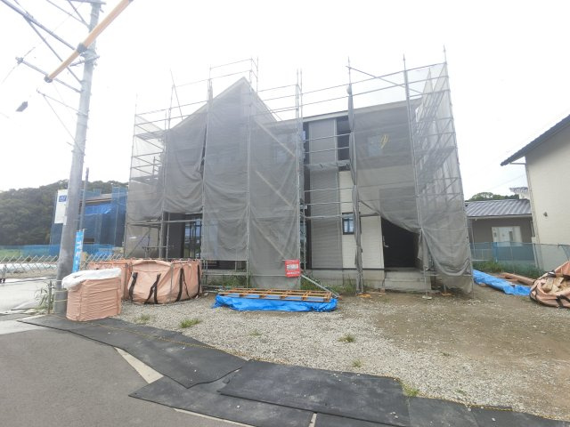 鳥栖市立石町１期　９号棟の前面道路含む現地写真|前面道路含む現地写真です