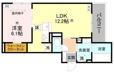 La Maison大手町Ⅰの間取り