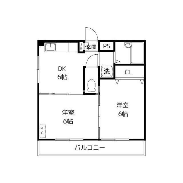 クレメゾン西船の間取り