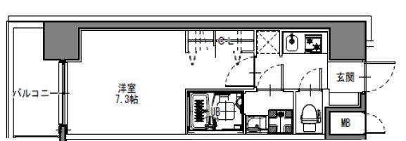 S-RESIDENCE三国WESTの間取り