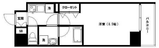 ニュー・ビジョン東向島の間取り