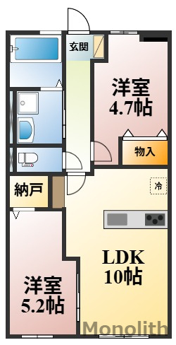 ハイムメゾンウエノシバの間取り