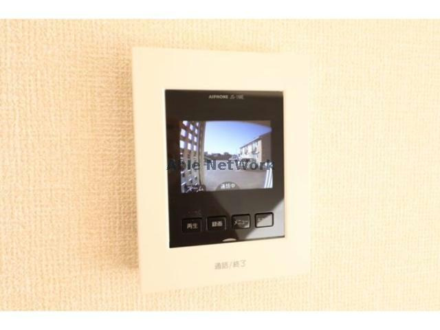 グランドソレイユ（平泉東）Aのセキュリティ|安心のモニター付インターホン