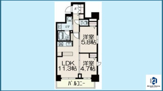 【間取り】 | S-RESIDENCE葵Ⅱ
