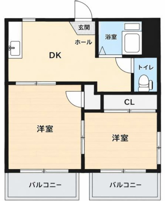 シャトレ狭山ヶ丘の間取り