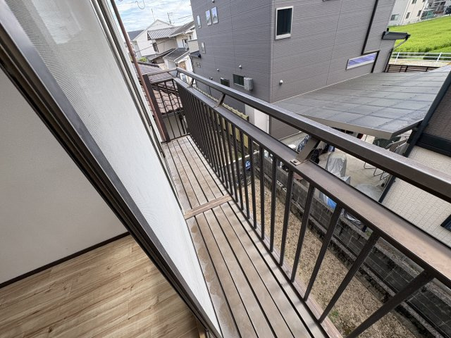 ハイツ鳥越 Bのバルコニー