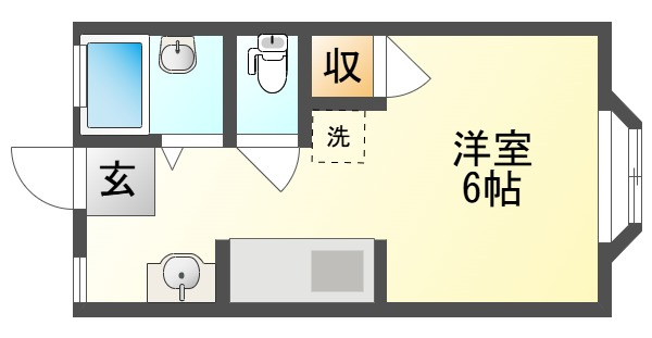 スタジオミノの間取り