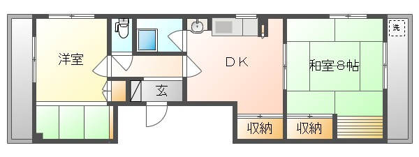 津田ビルの間取り