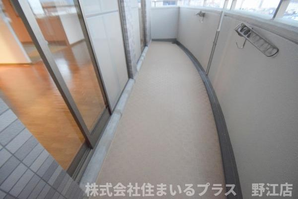 グランドソーワ今福鶴見のバルコニー