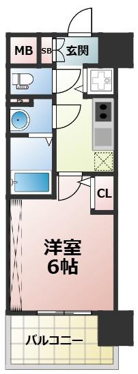 CREST TAPP 大阪EASTの間取り