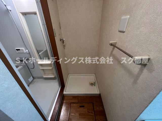 グランヴェールの浴室|洗濯機置場