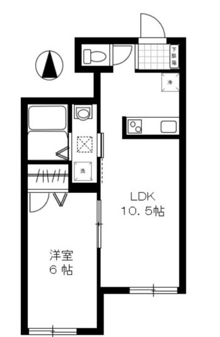 ステラート中央の間取り
