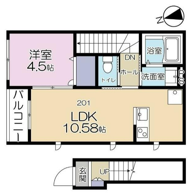 Ｆｉｋａ夏目坂の間取り