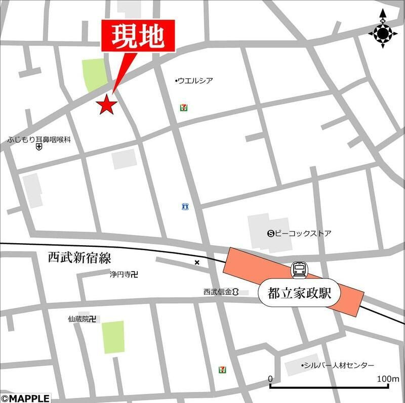 プレシャスコート鷺宮の地図