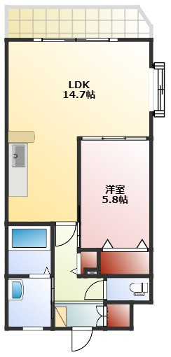 エクサーブ東原の間取り