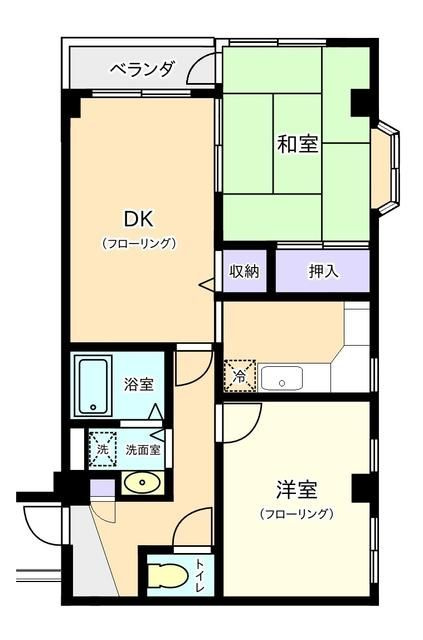 コート柿ノ木の間取り