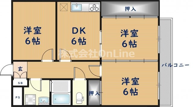 【間取り】 | フォーレストコートB棟
