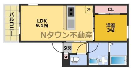 【間取り】 | REGALEST Rivo 平安通 | 間取りです。