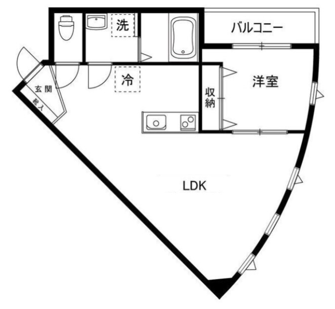 特典：仲介手数料が50％OFFです‼の間取り