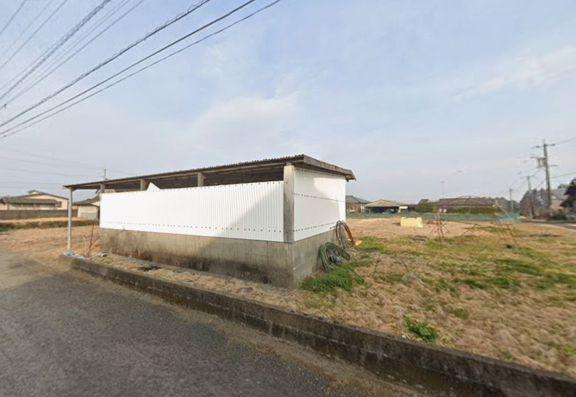 都城市上水流町の売地の外観