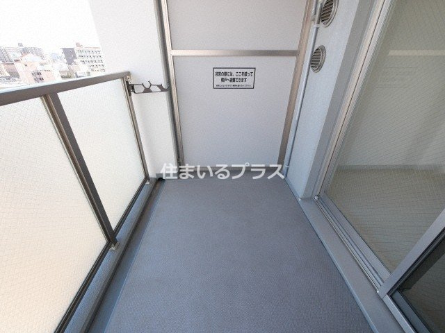 エスリード京橋ノースプレイスのバルコニー