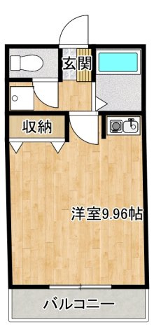 箕面市今宮４丁目の賃貸マンションの間取り