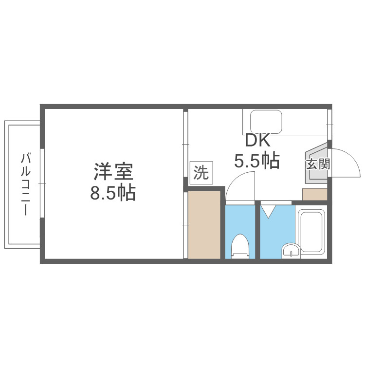 アクセス朝倉の間取り