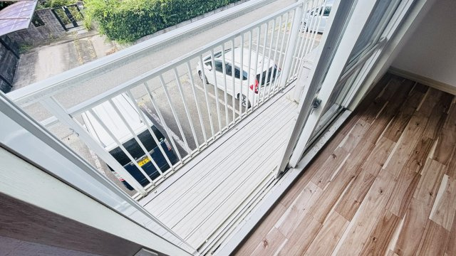 アクセス朝倉のバルコニー