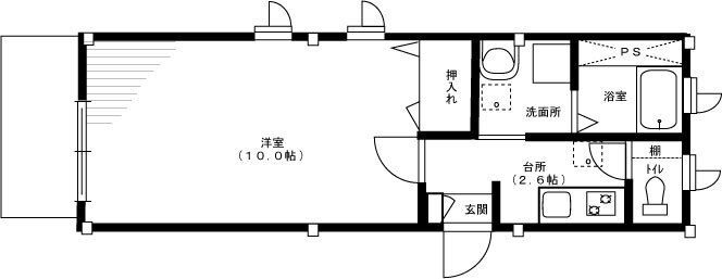 ボヌール高円寺の間取り