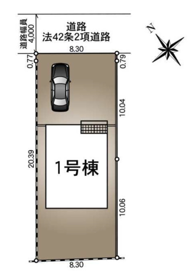 【区画図】 | 久喜市菖蒲町菖蒲第19　新築戸建　全1棟　1号棟　 | 1号棟