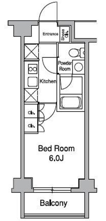 プラウドフラット目黒行人坂の間取り|★間取り図★