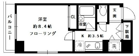 クレール目黒の間取り|間取りです。