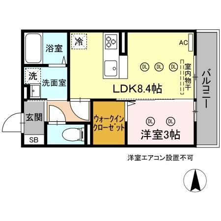 プリエールsayaの間取り