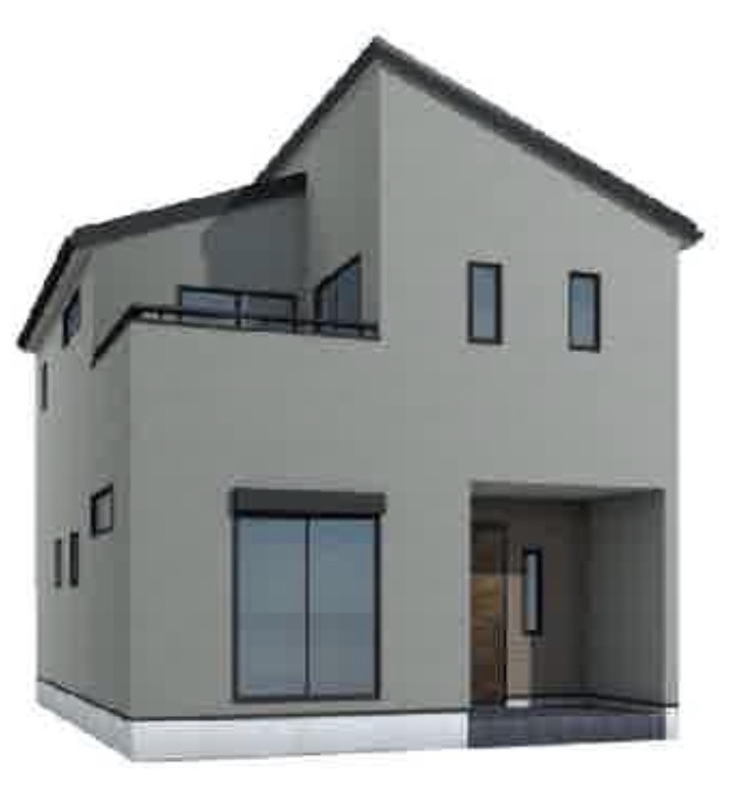 [新築住宅] 東松山市高坂 第2 全4棟の完成予想図
