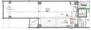 大阪市中央区東心斎橋１丁目の店舗事務所の間取り
