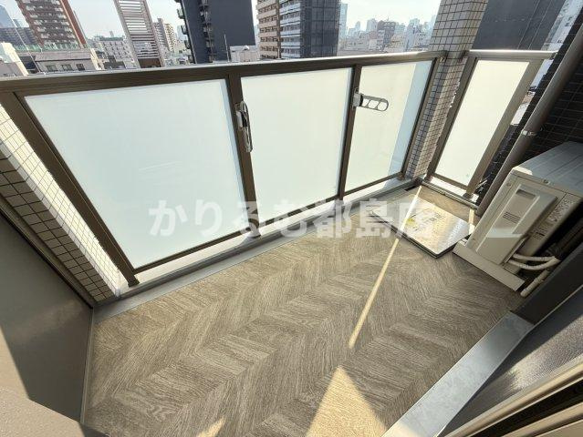 ミラージュパレス都島本通のバルコニー