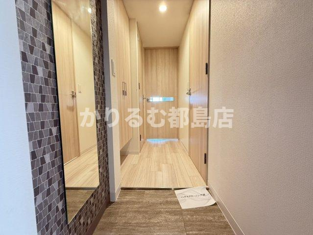ミラージュパレス都島本通の玄関